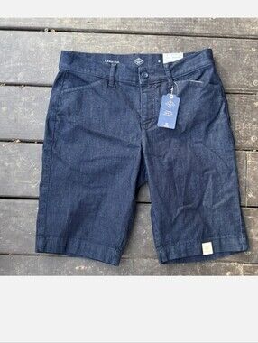 St. John's Bay Dark Navy Denim Shorts